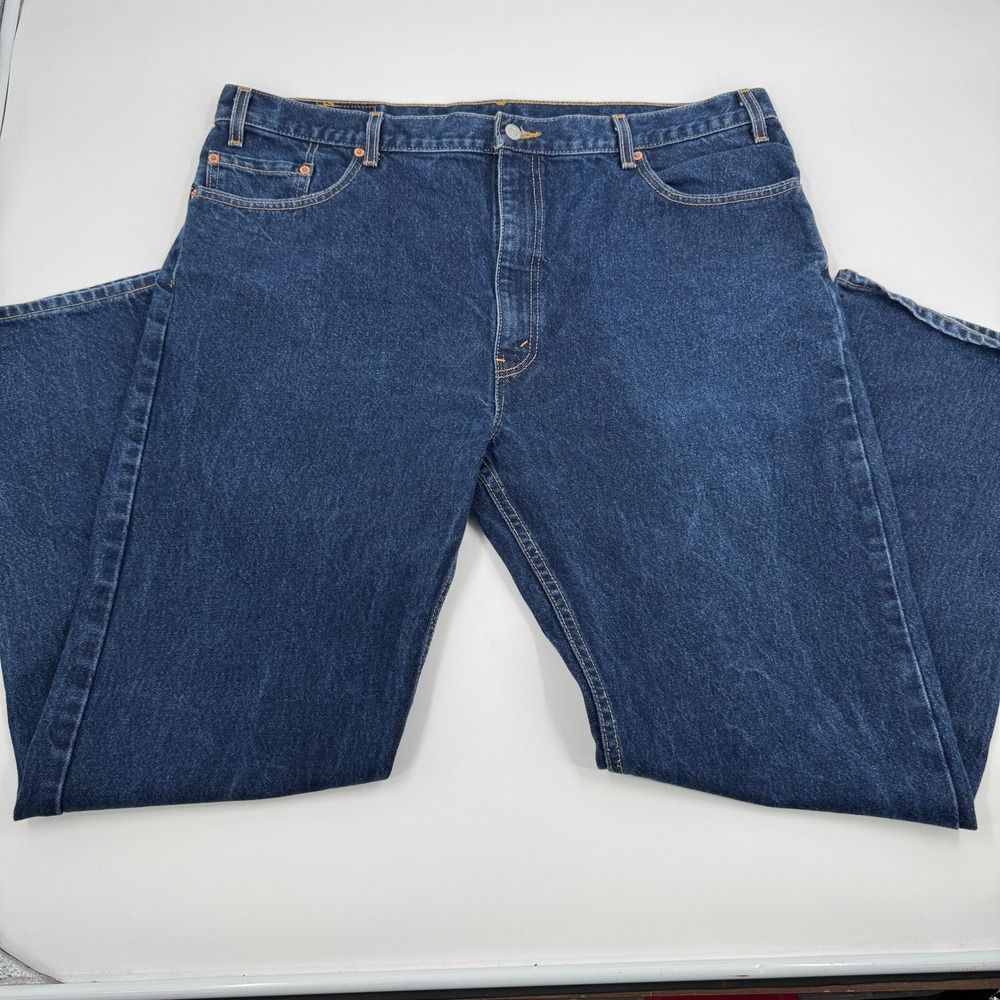 Levi's‎ 505 Regular Fit Straight Leg Jeans Mens 42x32 Blue Made in USA Vintage